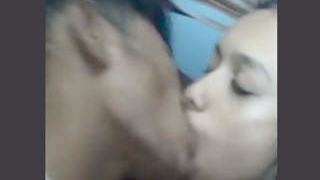 Mallu couple enjoys smooching and fun in part