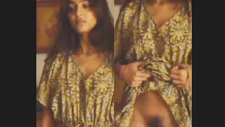 Radhika Apte flaunts her natural body and hairy pussy in a sensual video