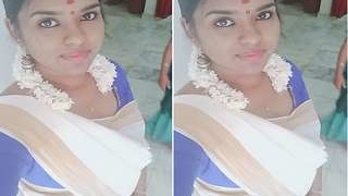 Exclusive video of Mallu babe's big boobs and pussy in part 1