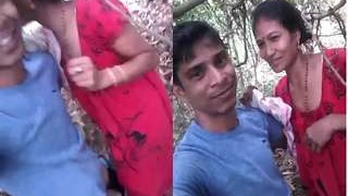 Exclusive video of Indian couple's street romance