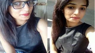 Exclusive video of a stunning Indian girl giving a blowjob and getting fucked