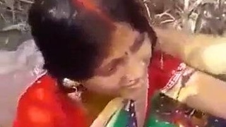 Desi couple's wild outdoor sex in HD video