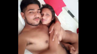 Cute Indian girl in action in a beautiful video