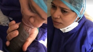 Indian MMS scandal: Desi nurse giving oral pleasure to a patient
