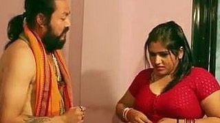 Swamiji indulges in taboo pleasures with less attractive sister