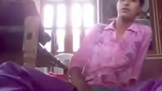 Young Indian girl masturbates at home in solo video