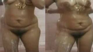 Naked Indian bhabhi takes a bath in front of her brother