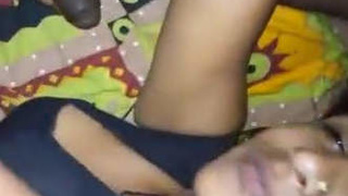 Desi's wife gives a passionate blowjob