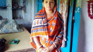 Boudi flaunts her breasts and pussy in online video call