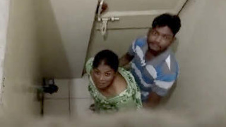 Indian couple gets caught having sex in the bathroom