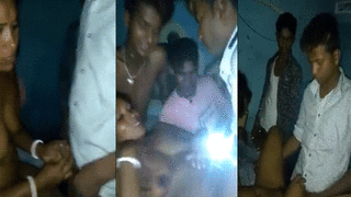 Bangla group video of roommates having sex with prostitute