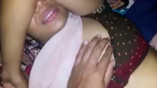 Made a hot bhabhi sweat in sari