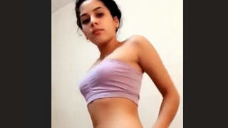 Exposed and naked sweet teen Latina