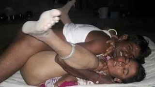 Country couple enjoys a beer and some hot sex in a video tagged as Indian sex tube