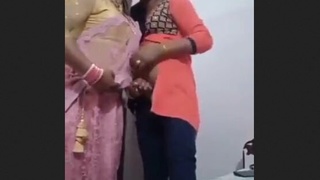 Two Indian trans women having a good time