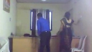 Indian bride gets fucked by her husband's co-worker in office