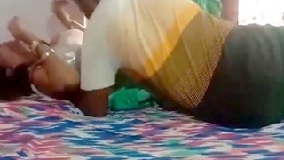 Bhabi and friend have sex in bedroom