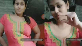 Big-breasted girl with a homely appeal