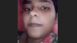 Indian girl reveals her pussy to her lover on camera