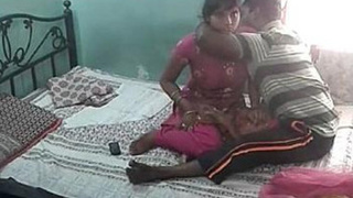 Desi couple enjoys a night of passion in their hotel room