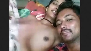 Rustic couple from a village in India enjoys sexual pleasure