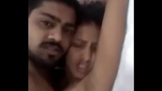Sexy Indian couple enjoys a steamy encounter in bed