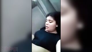 Desi Indian MMS: College girl Mahi gets naughty in a car