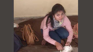 Desi aunt and uncle engage in sexual activity on camera