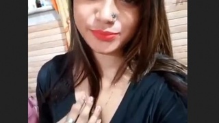 Beautiful Bengali girl flaunts her big boobs and cute pussy