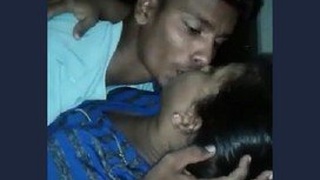 Desi bhabhi with big boobs gives a blowjob to her partner in this video