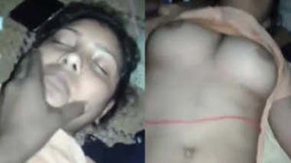 Devar has sex with his sleeping bhabhi in a hidden camera video