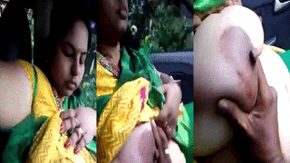 Get ready for a wild ride with big boobs and car sex in Tamil video