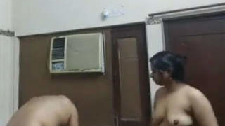 Desi bhabhi and friend get caught on hidden camera