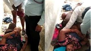 College girl caught by security boy in steamy video