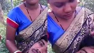 Sharee and her Desi lover enjoy a passionate encounter in the park
