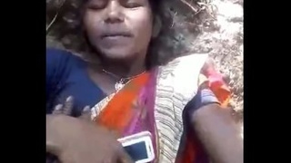 Outdoor adventure with a sexy Indian village girl