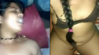 Lovely housewife enjoys passionate sex with her partner