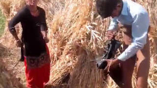 Desi babe caught having sex in village