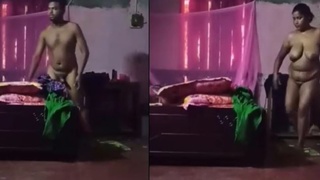 Desi village sex video featuring curvy Bangla wife with big boobs