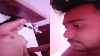 Dehati village girl gets her pussy licked and fucked by her lover