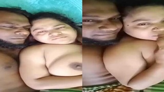 Bangladeshi village couple indulges in steamy nude romance on camera