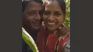 Odia couple enjoys outdoor boob sucking and romance in HD video