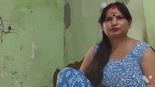 Desi wives take turns having sex with their husband while standing