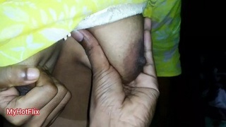 Passionate night with my wife as she reveals her perfect body and intimate parts