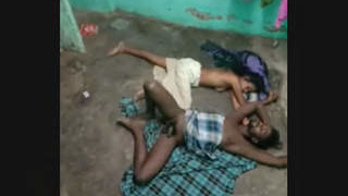 Naked couple enjoying intimate moments after sex