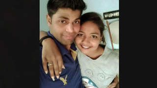 Two parts of a video featuring a stunning black girl indulging in oral and vaginal sex