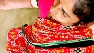 Desi bhabhi indulges in role-playing with dewar in village setting