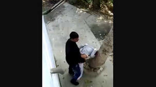 Hidden camera captures my classmate's secret encounter with a schoolboy