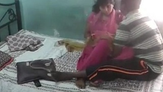 Passionate Indian couple gets naughty in the bedroom