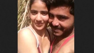 Rural couple enjoys outdoor sex in the jungle
